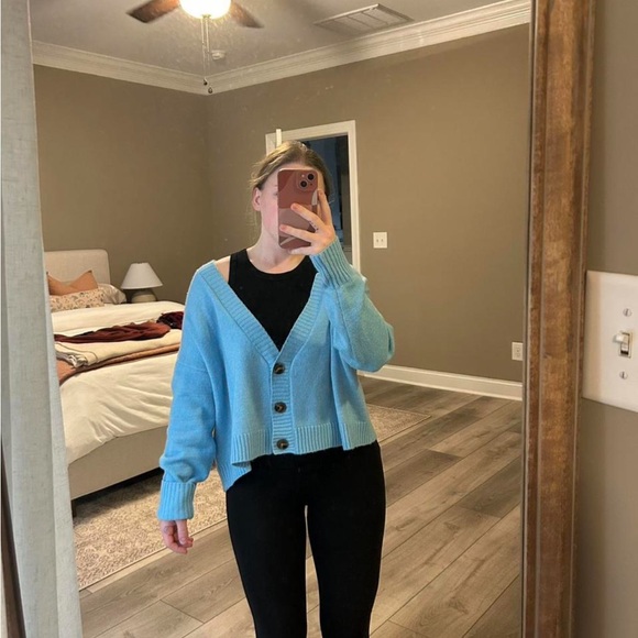Blue Cardigan - Picture 2 of 4